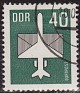 Germany 1982 Plane 40 Pfennig Verde Scott C13